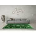thumbnail image 3 of Ahgly Company Indoor Square Persian Emerald Green Traditional Area Rugs, 7' Square, 3 of 4