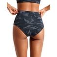 thumbnail image 2 of Bombacha de Bikini CRZ YOGA Cintura Alta con Corte en V Gris L, 2 of 5