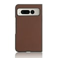 thumbnail image 2 of ELEHOLD Leather Case for Google Pixel Fold, Lychee Pattern Leather Back Cover Slim Lightweight Shockproof Phone Case for Google Pixel Fold 2023,Brown, 2 of 5