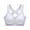 Gray, variant on Zpanxa Wireless Bras for Women Seamless Push-up Crisscross Back with Removable Pads Everyday Bra White 42BC