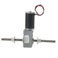 thumbnail image 1 of Gear Motor, Left and Right Hand Thread Worm Motor with Flange, Small Size But Powerful, Double Shaft for High Accuracy, Steel Teeth Alloy Gears,  Resistant, Energy Efficient,, 1 of 7