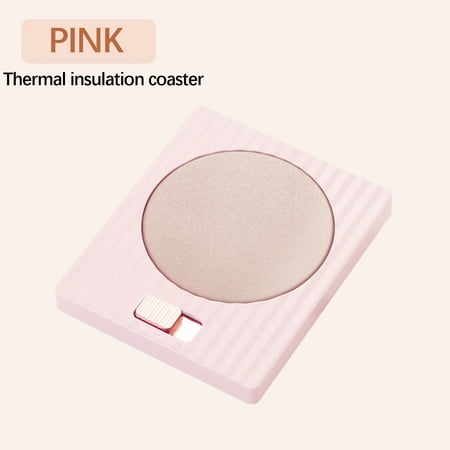 

Tiitstoy Constant Temperature Cup Pad Heating Automatic Heat Preservation Cup Pink