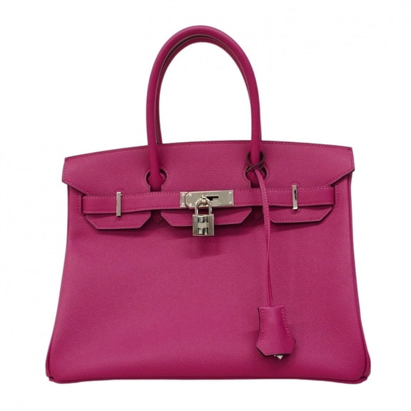 Pre-Owned Hermes Hermès Birkin 30 handbag in Epsom leather with a rose purple Y... (Good)