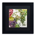 thumbnail image 2 of Trademark Fine Art "Wines of Paris II" Canvas Art by Color Bakery, Black Matte, Black Frame, 2 of 4