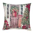 thumbnail image 4 of 1PCS Christmas Pillows Cover Decor Pillow Case Sofa Waist Throw Cushion Cover, 4 of 8