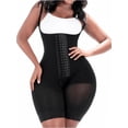 thumbnail image 3 of Bling Shapers 098BF Fajas Colombianas Knee Length Shaper Open Bust Tummy Control Shapewear for Curvy Wide Hips, 3 of 3