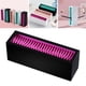 thumbnail image 5 of Estuche organizador de cosméticos de silicona con soporte de exhibición para tocador, de fácil acceso Negro rojo, 5 of 9