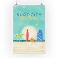 thumbnail image 2 of New Jersey, Surf City (12x18 Wall Art Poster, Room Decor), 2 of 3