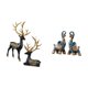 thumbnail image 5 of Estatua de escultura de ciervo,Escultura de ciervo para sala de estar con luz de resina.,Figura de elefante,Figuras de elefantes,estatuas,adornos de animales,Escultura coleccionable para, 5 of 8