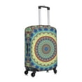 thumbnail image 3 of Easygdp Round Mandala1 Print Elastic and Washable Suitcase Protective Cover with Hidden Zipper Fits 18-32 inch Luggage -Small, 3 of 9