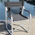 thumbnail image 1 of Deluxe Aluminum Folding Director Chair - Black, 1 of 1