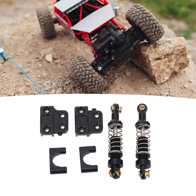Aluminum Alloy Lightweight Rear RC Shock Damper Compatible with MN82 LC79 MN78 RC Car for Black
