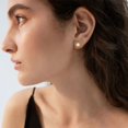 thumbnail image 3 of ChicSilver 925 Sterling Silver Pearl Earrings for Women, 14K Gold Plated Sun Flower Stud Earrings with Freshwater Pearl, Hypoallergenic Daily Wear Birthday Gift, 3 of 10