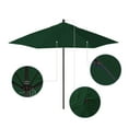 thumbnail image 2 of California Umbrella Venture 9' Bronze Market Umbrella in Green, 2 of 5