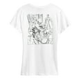 thumbnail image 2 of Marvel Spider-Man - Web Slinging Comic - Ladies Short Sleeve Graphic T-Shirt, 2 of 5