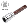 thumbnail image 3 of 1/2 Inch Drive x 12mm Long Hex Bit Socket, Metric, S2 & Cr-V Steel, 3 of 4