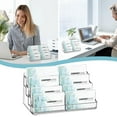 thumbnail image 5 of Business Card Box Display Stand Office Desktop Supplies Storage 8 Card, 5 of 8