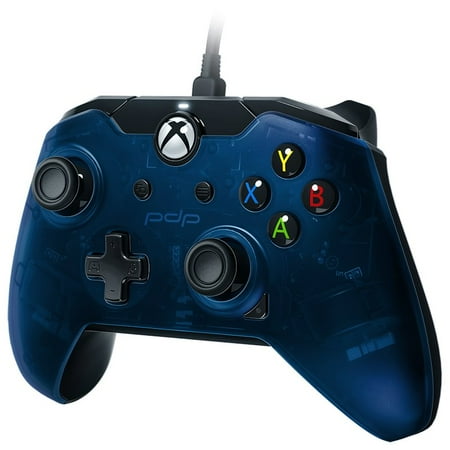 pdp wired controller xbox one pc blue walmart com christmas gift ideas walmart