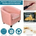 thumbnail image 5 of Zhangyh Tub Chair Covers, Stretch Tub Chair Cover, Couch Covers Removable Furniture Protector for Living Room, 5 of 7