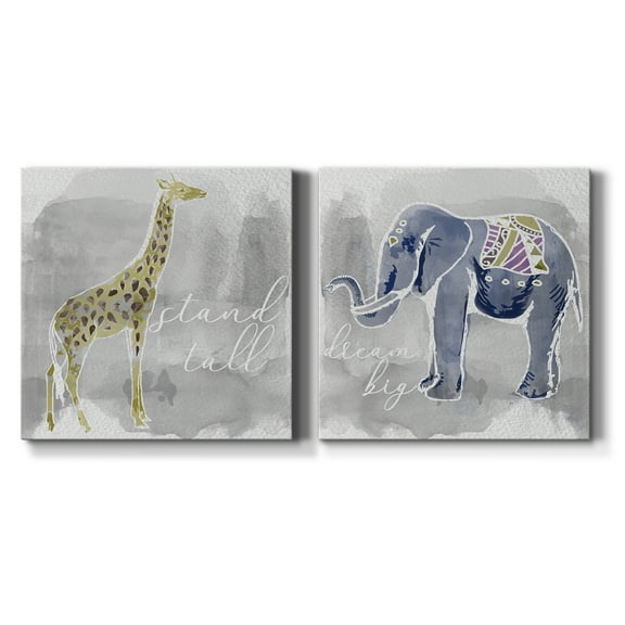 Stand Tall - Premium Gallery Wrapped Canvas - Ready to Hang Set of 2 - 24 x 24 Each