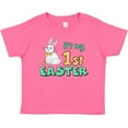 thumbnail image 3 of Inktastic It's My 1st Easter with Cute Chick and Bunny Boys or Girls Baby T-Shirt, 3 of 5
