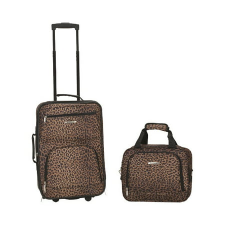 Rockland Luggage Rio SoftSide 2-Piece Carry-On Luggage (Best Brand For Carry On Luggage)