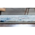 thumbnail image 5 of Rugs.com Morocco Collection Rug – 7 Ft Round Light Blue High-Pile Rug Perfect For Kitchens, Dining Rooms, 5 of 9