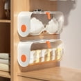 thumbnail image 2 of Lohuatrd Wall-mounted Underwear Storage Box Large Capacity Transparent Design Dust-proof Socks Bra Storage Container Case, 2 of 8