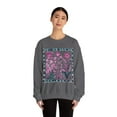 thumbnail image 4 of Bloom in Style: Floral Tapestry - Unisex Heavy Blend™ Crewneck Sweatshirt, 4 of 5