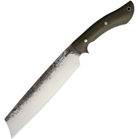 Lon Humphrey Custom Knives Lhk041retribution Green Micarta Fixed Blade Knife