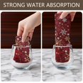 thumbnail image 6 of 4 Pcs Funny Kitchen Towels,Red Christmas Snowflake Pattern Microfiber Dish Towels,Kitchen Tea Towels,Kitchen Towel Set (18" X 26"), 6 of 7