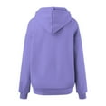 thumbnail image 6 of Yuannlog Women Sweatshirts Casual Hooded Sweatshirts Soft Comfortable Pullover Hoodies Basic Loungewear Lightweight Athletic Tops, 6 of 7