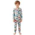 thumbnail image 4 of CAICJ98 Boys Pajamas Long Sleeve Dinosaur Top and Pants Pjs Set Toddler Kids 2 Piece Soft Cotton Sleepwear,Size 5-6 Years, 4 of 9