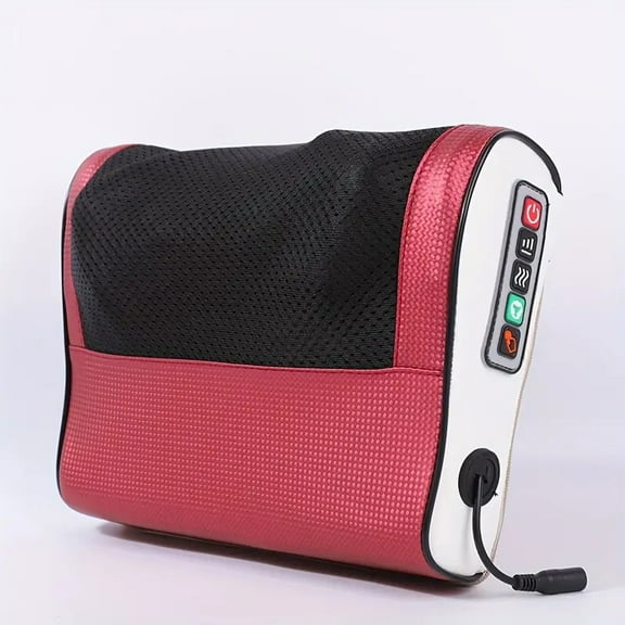 Neck and back massager, cervical massager, bidirectional finger pressure rotation massage to relieve pain, deep tissue kneading massage, a massage pillow gift for mom/dad/lady/man