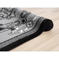thumbnail image 6 of Planet Rugs Dima Modern Oriental Floral Loomed Gray Area Rug, 5' x 7', Stain Resistant, 6 of 10