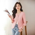 thumbnail image 2 of Stylish Summer Short Jacket For Women, Lightweight Blazer For Petite Figures, Chic And Elegant Beige Top, Perfect For Every Occasion, Trendy Look, 2 of 9