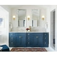 thumbnail image 2 of Flavia 2 Pack Mid-Century Modern Wall Sconce Golden Globe Glass Wall Light, 2 of 6