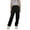 Black, variant on SonxaHe Big Girl Pants Elastic Waist Cargo Jogger Pants with Pockets Kids Active Athletic Fall Trousers Black,Sized 7-8