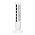 thumbnail image 1 of Tower Fan, Quiet 2 Speeds Bladeless USB Portable Cooling Fan Nature Wind Simulate Power Saving Space Saving Non Slip  Fan for Balancing ABS Electronic Components, 1 of 7