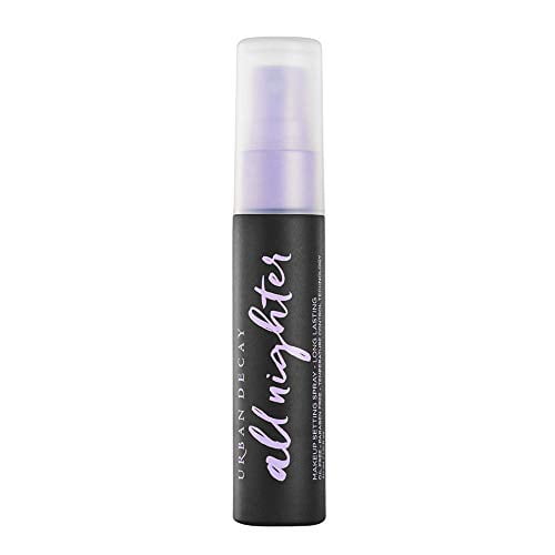 Urban Decay All Nighter Long-Lasting Makeup Setting Spray, Travel Size - Award-Winning Makeup Finishing Spray - Lasts Up To 16 Hours - Oil-Free - Non-Drying Formula for All Skin Types - 1.0 fl oz