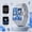 Silver Gray/ Cool Blue Dial, variant on 1.83" Smart Watch for Men Women, Wireless Calling Fitness Tracker, Message Alert, Music Control, Sleep Monitor, Multi Sports Modes, Long Battery, Trendy Dials, 4 Colors, Daily Gift