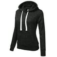 thumbnail image 3 of Doublju Women's Basic Lightweight Pullover Hoodie Sweatshirt with Plus Size, 3 of 3