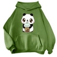 thumbnail image 1 of 2025 Sweat à Capuche Mode Mignon pour Femmes, Fermeture Éclair Complète pour Adolescentes, 1 of 3