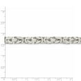 thumbnail image 2 of Auriga Fine Jewelry 925 Sterling Silver 7.5 mm Byzantine Chain Necklace for Women 20", 2 of 6