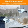 thumbnail image 6 of yilyih Solar Security Lights,Outdoor Motion Sensor Solar Lights,Leds Spotlight Floodlights Outdoor Ip55Waterproof,Wireless Dummy Decoy Fake Security Camera for Porch Garden Patio Driveway, 6 of 9