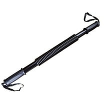 unbranded 60kg Workout Bar for Power Lifting Strength Training Home Gym and Cardio Exercise(Black)