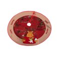 thumbnail image 1 of Adornos de Navidad Falda de árbol de Navidad Falda de árbol impresa Decoración de árbol de Navidad para el hogar Wmkox8yii gf8582, 1 of 1
