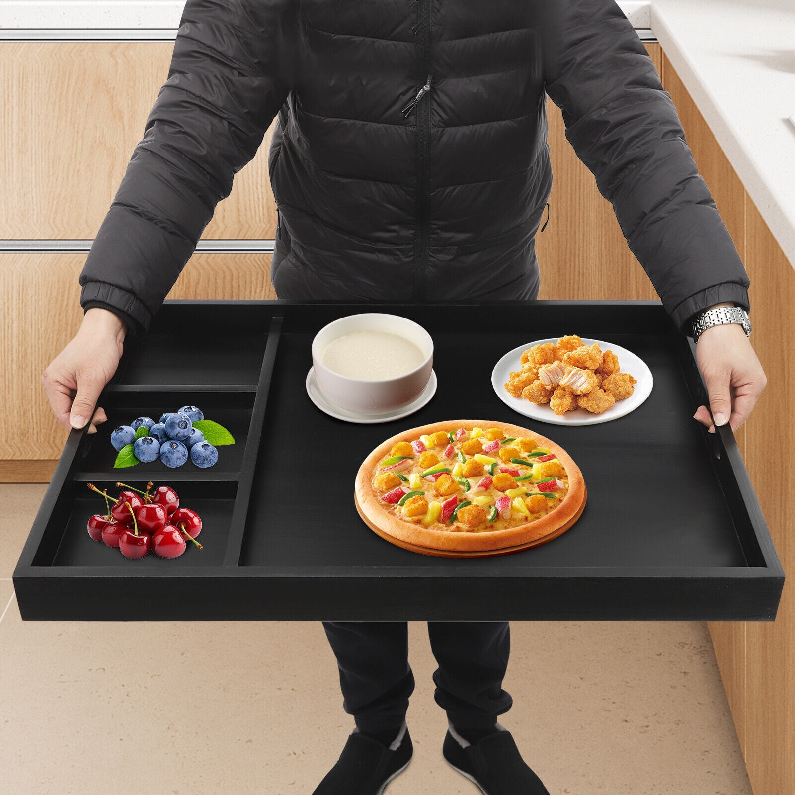 Noodle Board Stove Cover Wood Top Cover For Kitchen Electric Gas Stove Pine Wood