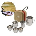 thumbnail image 3 of Juego de Té de Viaje Reutilizable Sunnimix 4 Piezas Acero Inoxidable 304, 3 of 7