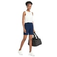 thumbnail image 6 of BALEAF Women's 7" Athletic Long Shorts High Waisted Running Bermuda Shorts with Pockets Navy Large, 6 of 6